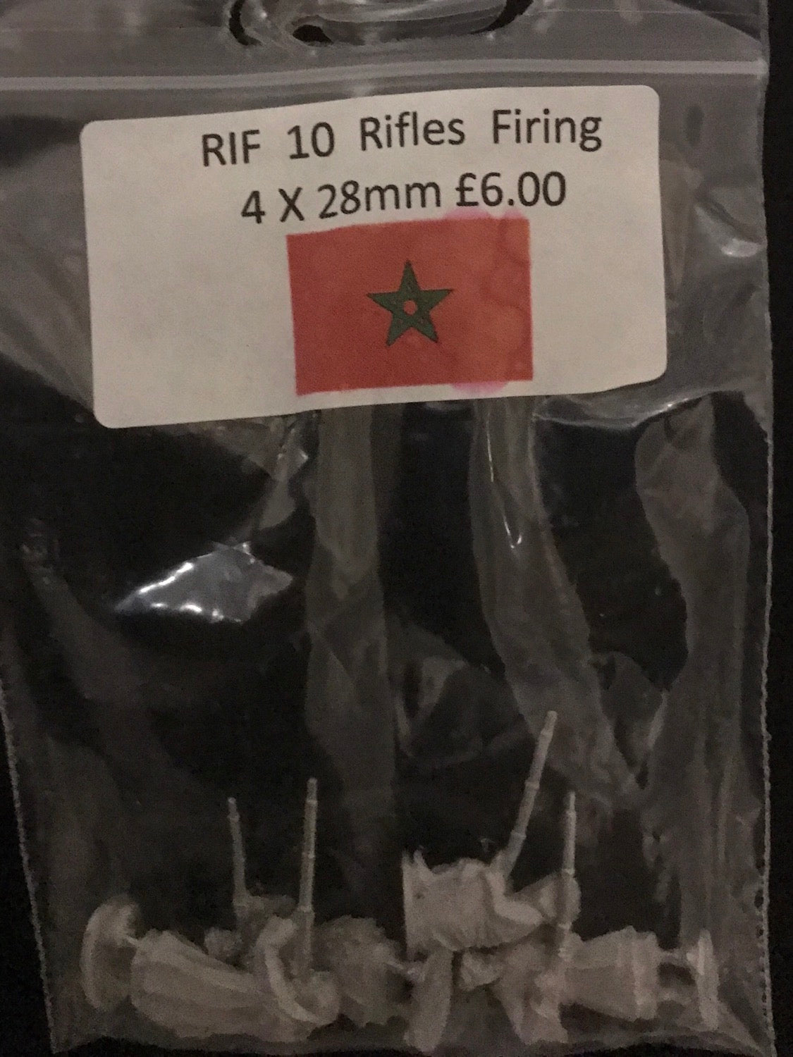 BM-RIF10 Rifles Firing 4x 28mm Figures image 0