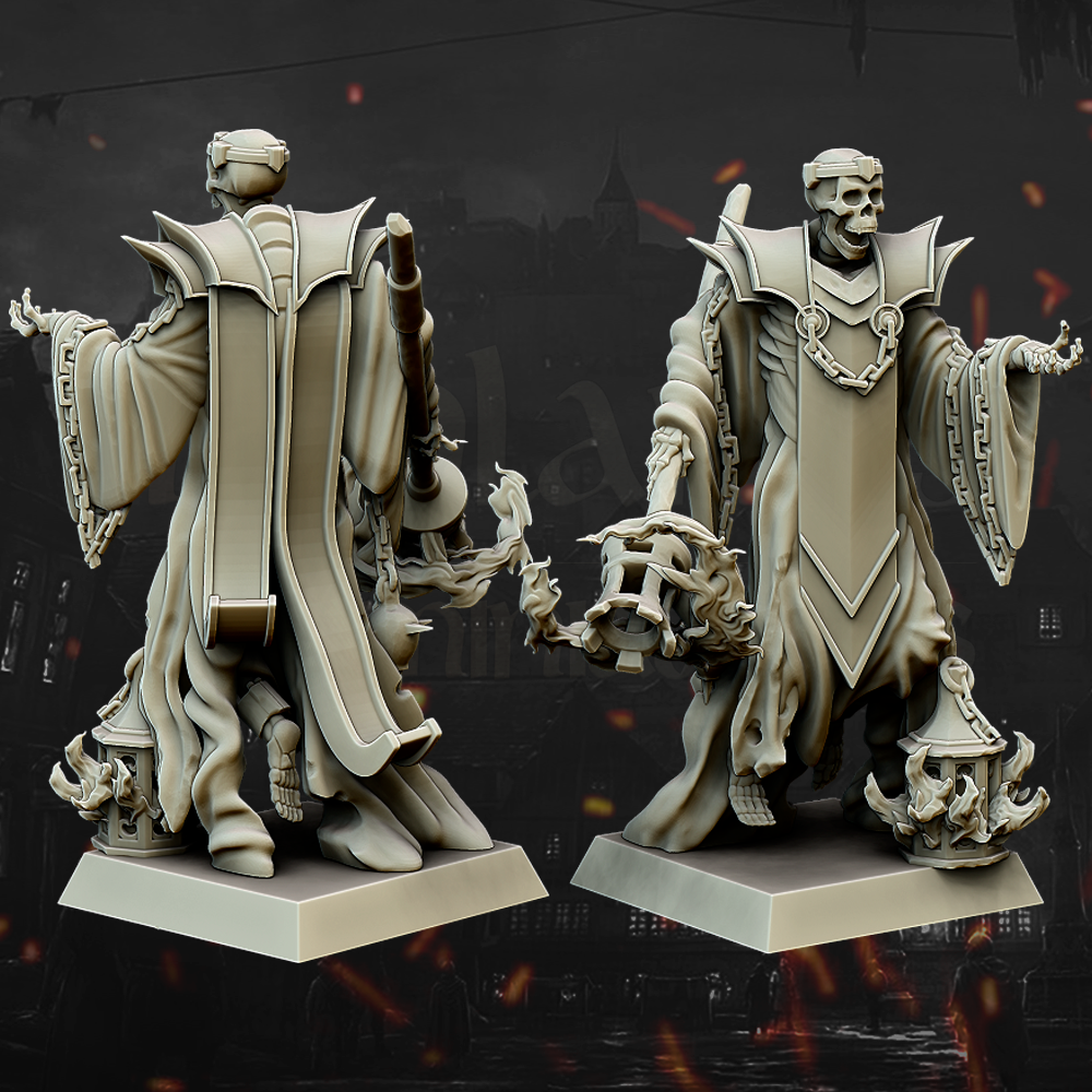 HM Undead Skeleton Wizard, 9th Age image 0