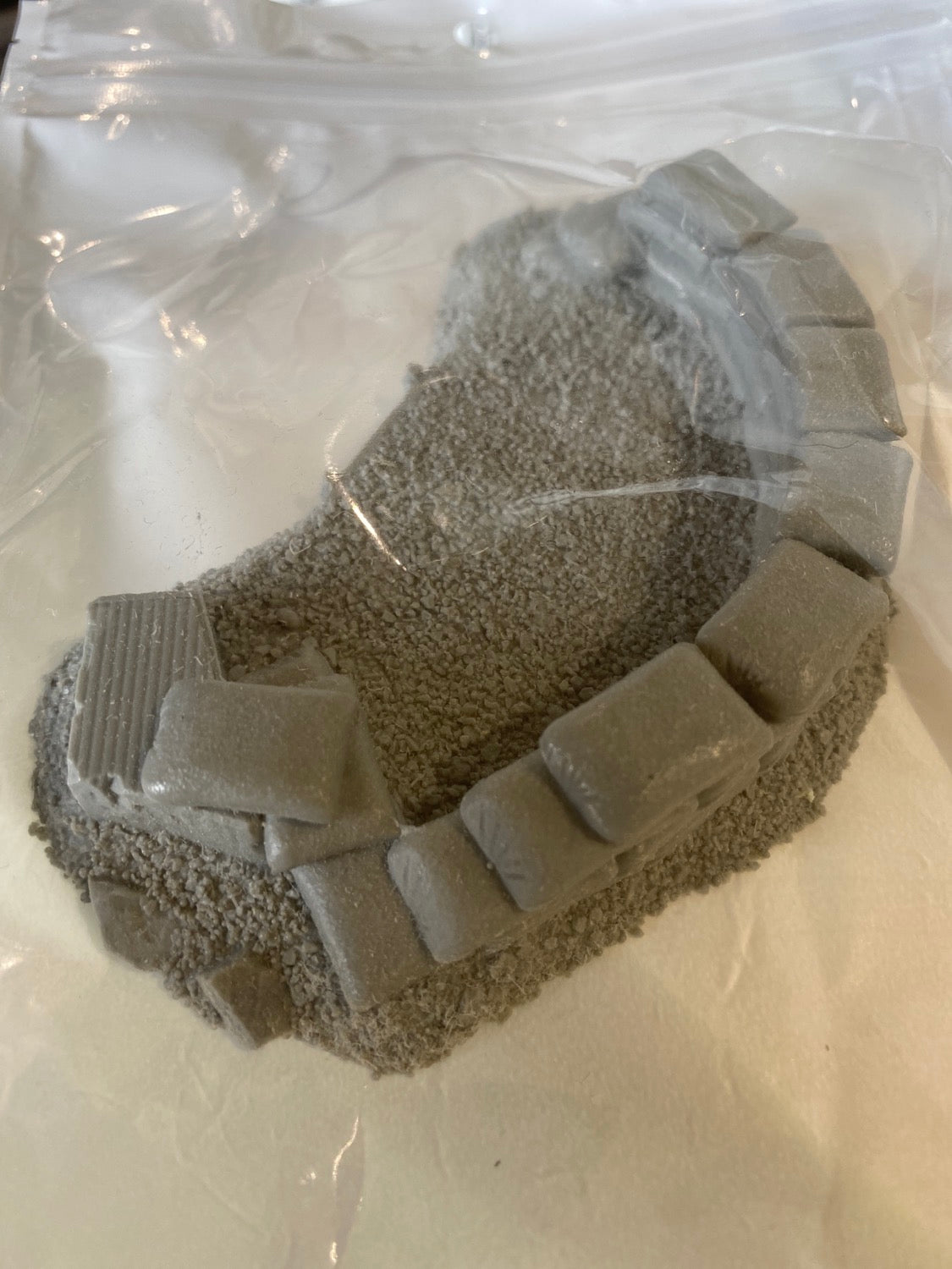 TW-SF21 Sci Fi/Fantasy SANDBAGGED MORTAR DUGOUT x1 image 0