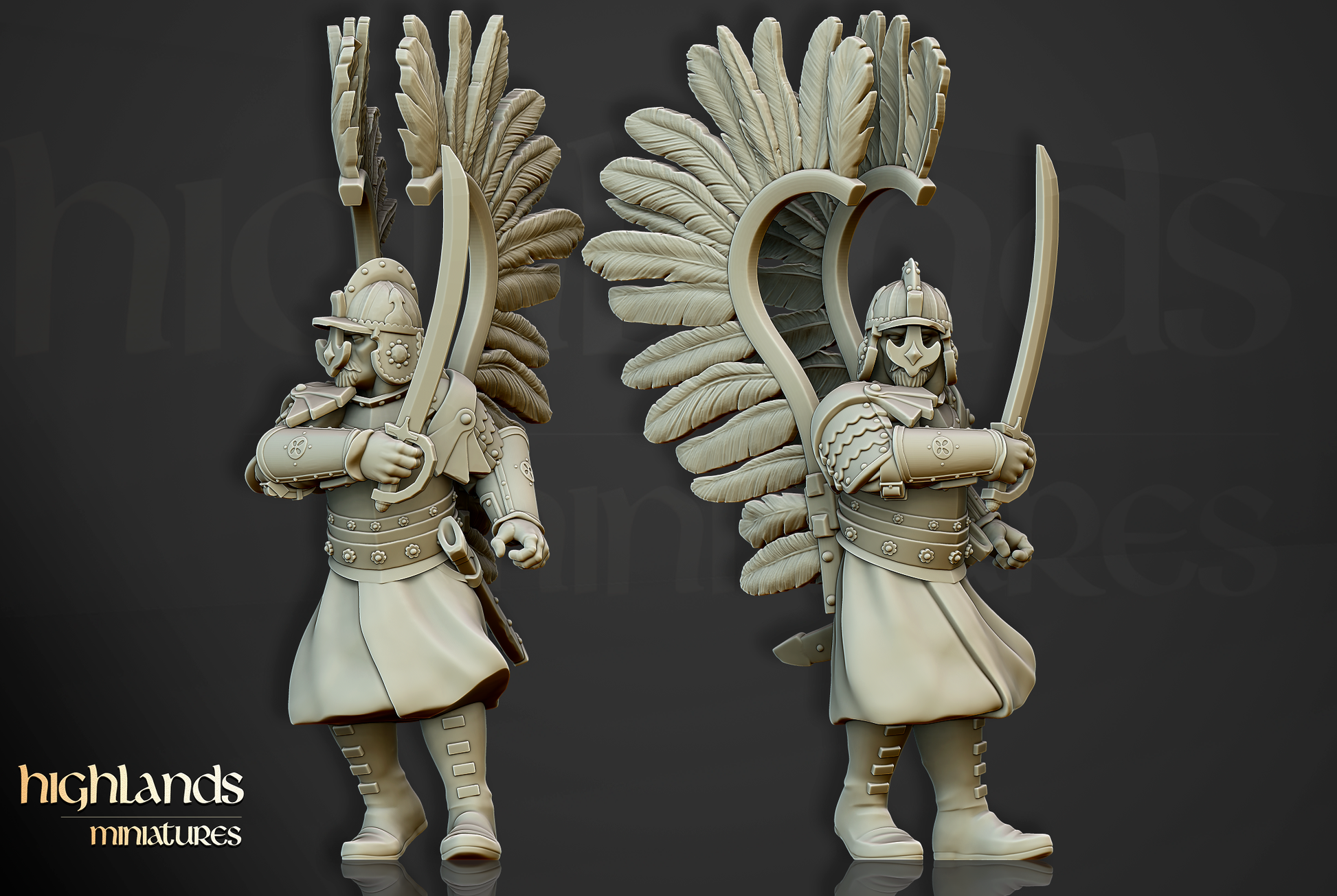 HM Winged Hussars on foot, 9th Age image 4
