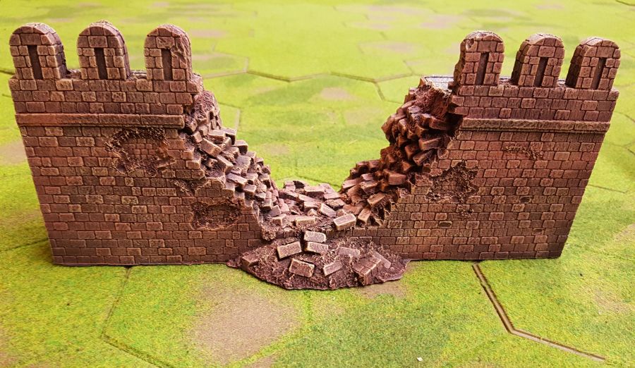 TW-TM-ME05 Middle Eastern Fortress Wall Breach Section image 0