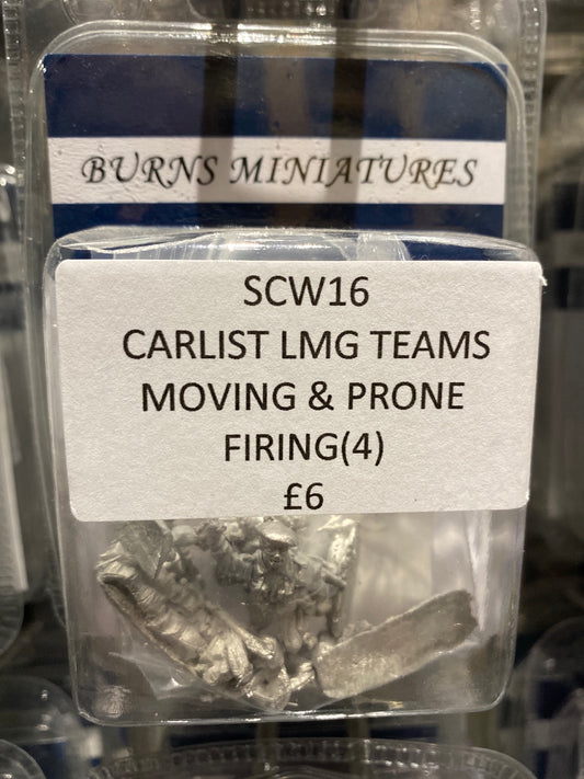 SCW16 CARLIST LMG TEAMS, MOVING & PRONE, FIRING(4) image 0