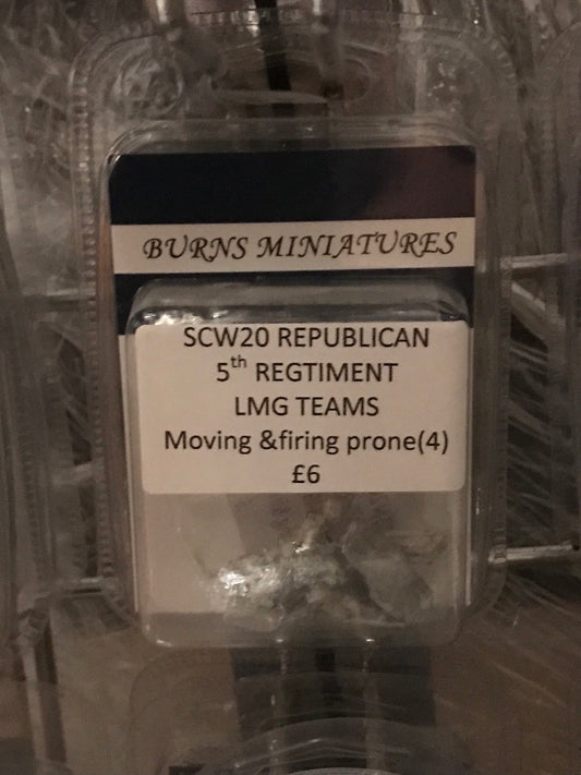 SCW20 REPUBLICAN 5th REGTIMENT LMG TEAMS, MOVING & FIRING (4) image 0