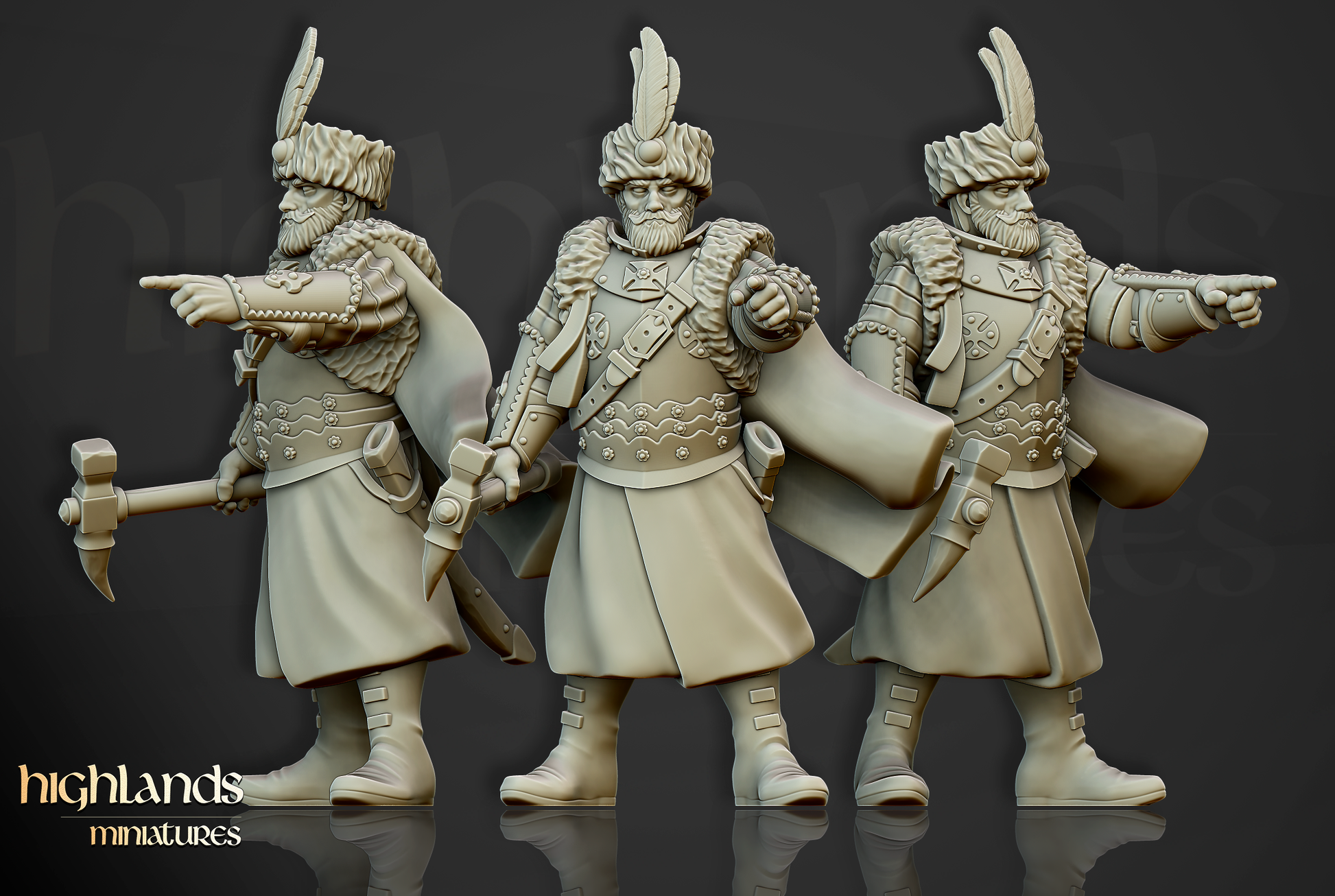 HM Winged Hussars on foot, 9th Age image 6