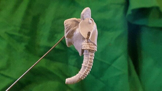 EH04 Indian Elephant Head trunk DOWN(STAR)(armoured) image 0