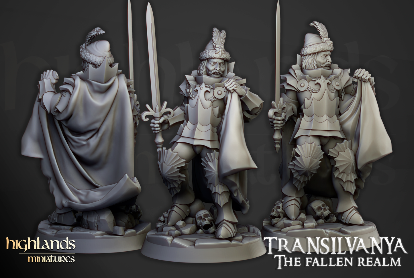 HM Undead Vlad Valacari, Vampire Lord, 9th Age image 0