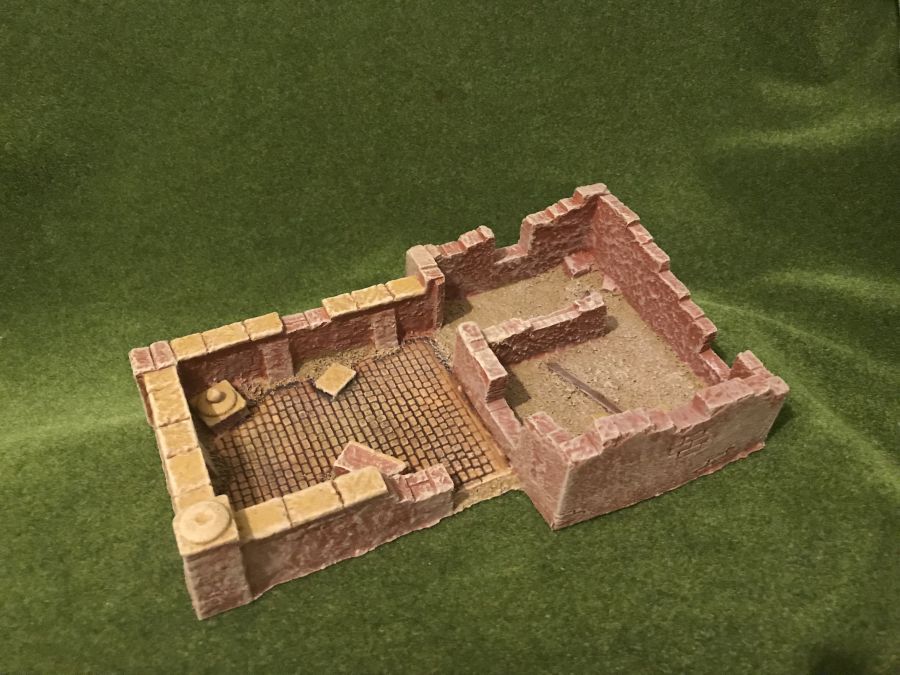 TW-TM-ME07 Middle Eastern Large Ruined Desert Building image 0