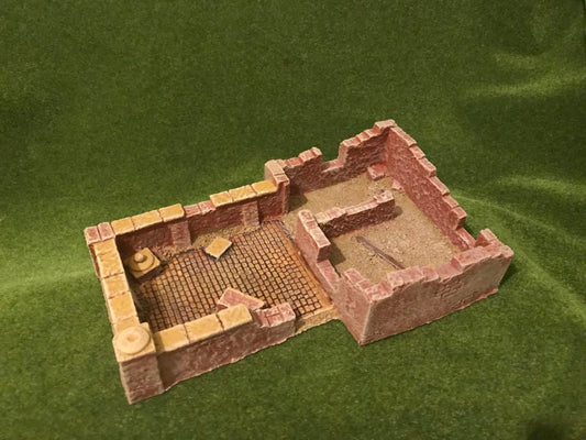 TW-TM-ME07 Middle Eastern Large Ruined Desert Building image 0