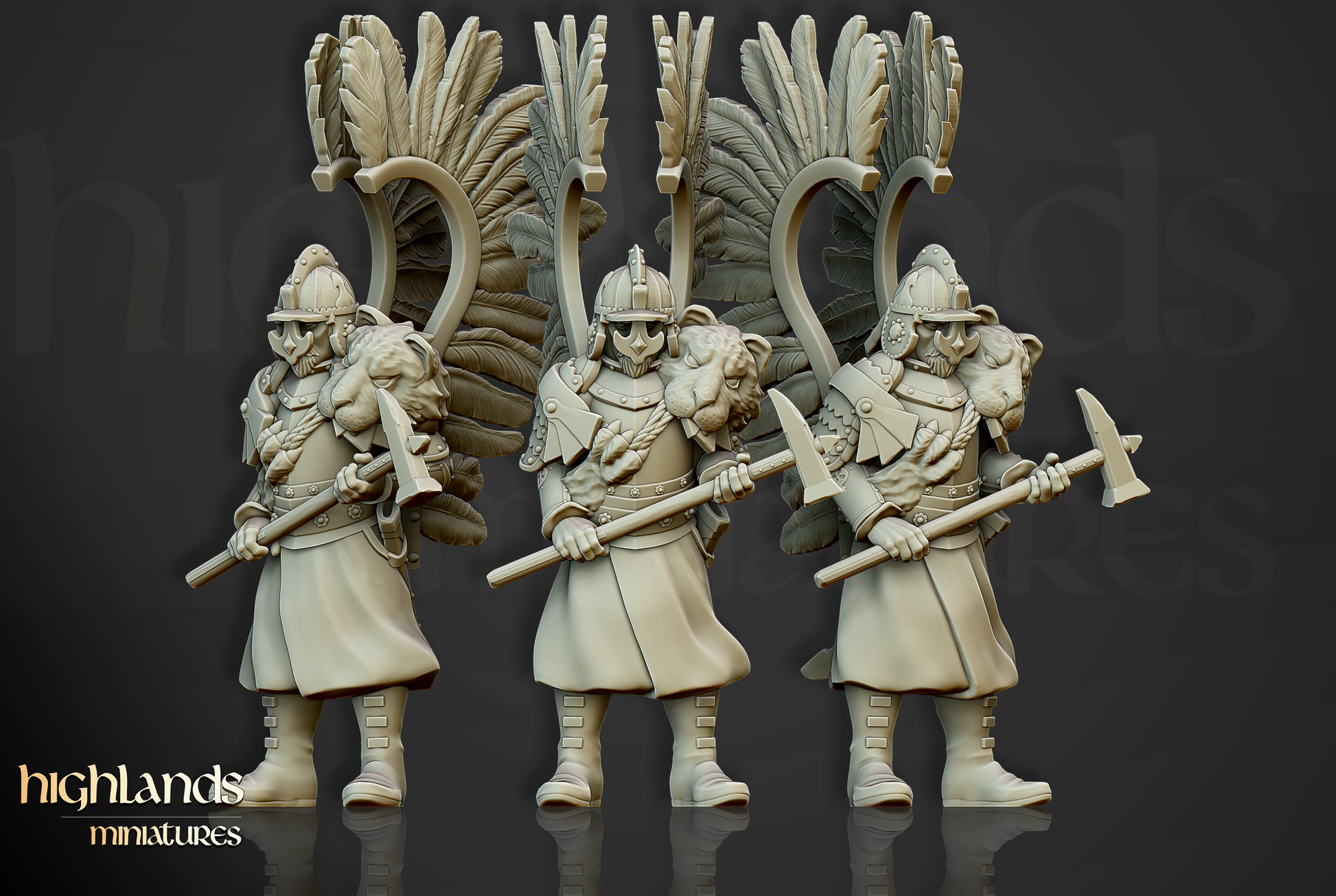 HM Winged Hussars on foot, 9th Age image 5