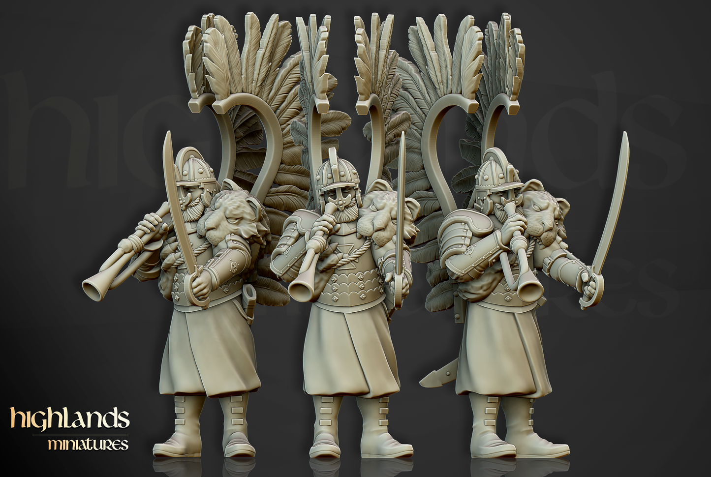 HM Winged Hussars on foot, 9th Age image 7
