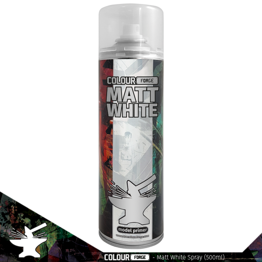 Colour Forge Matt White Spray (500ml)