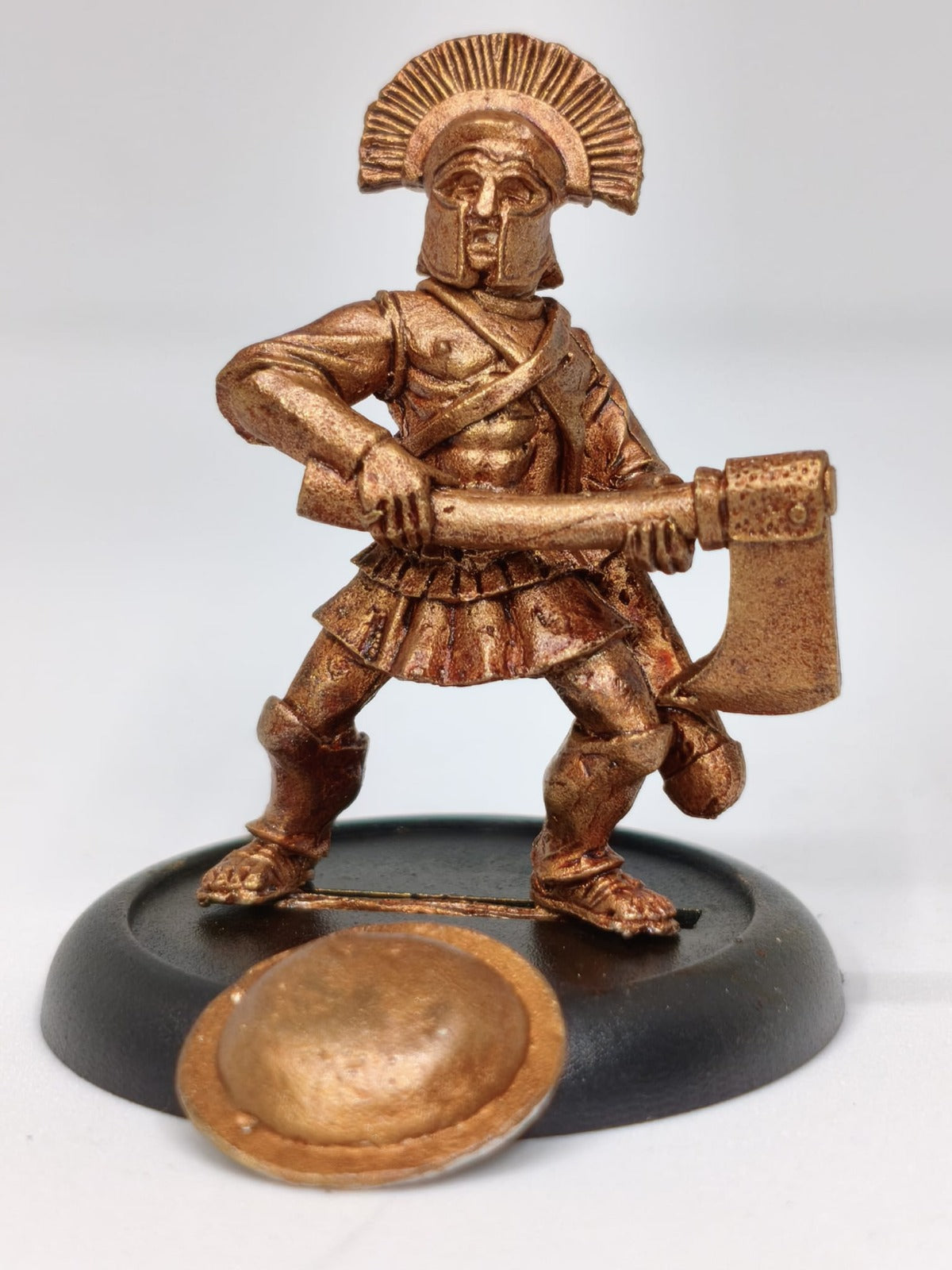 TW-TM8016 28MM Fantasy Greek Helm Figure with Shield