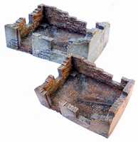 TW-TM-ME12 Ruined Middle Eastern Desert Building image 0