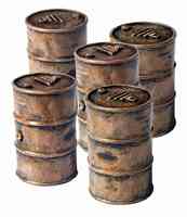 TW-SF26  Set of 8 Fuel Barrels image 0