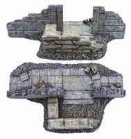 TW-SF24 DETAILED RUINED CITY BUILDING ENTRANCE SECTION image 0