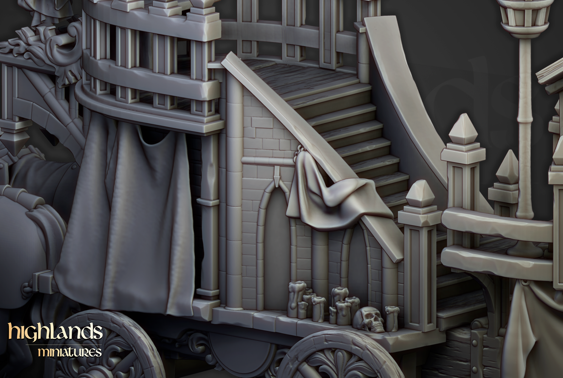 HM Arcane Cannon, Empire of Sun,Wizard Mount, 9th Age image 2