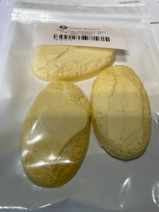 TW-B1014 Oval Slate/Rock Base 60mmx35mm x3 image 0