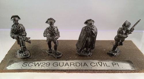 SCW29 GUARDIA CIVIL PLATOON COMMAND IN 1931 UNIFORM (4) image 0